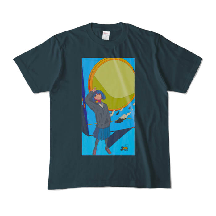 カラーTシャツ - M - デニム (濃色)
