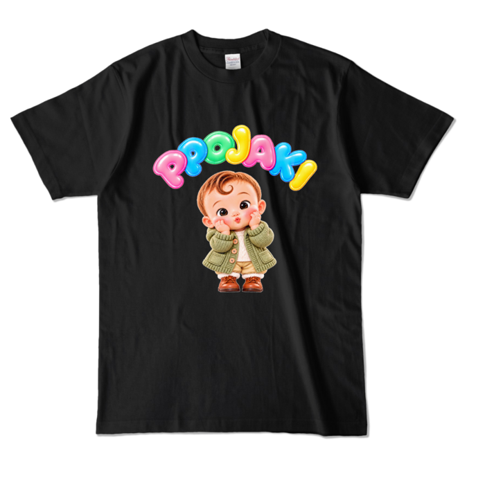 カラーTシャツ - L - ブラック （濃色）