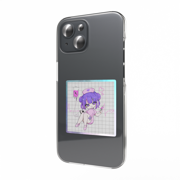 オーロラスマホステッカー - 縦