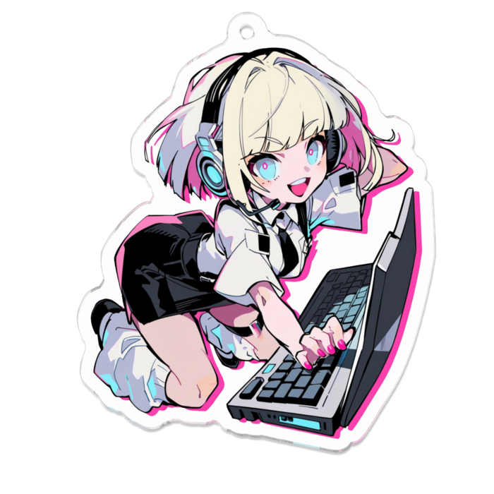 アクリルキーホルダー - 70 x 70 (mm)