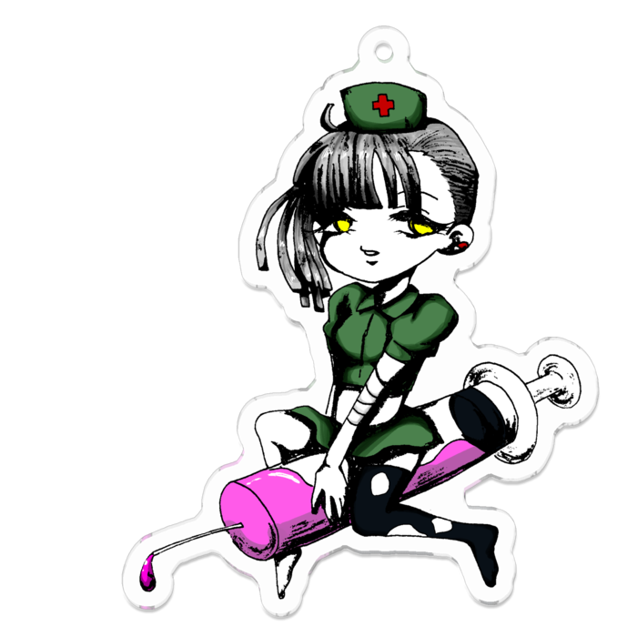 アクリルキーホルダー - 70 x 70 (mm)