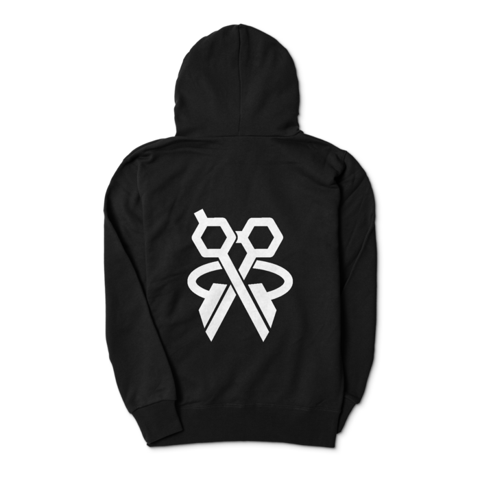 ジップパーカー - S - ブラック