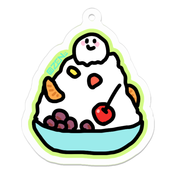 アクリルキーホルダー - 50 x 50 (mm)