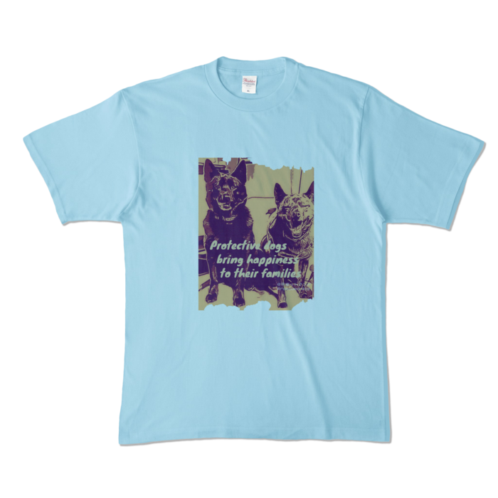 カラーTシャツ - XL - ライトブルー (淡色)