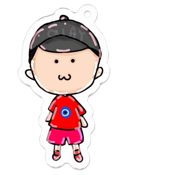 アクリルキーホルダー - 50 x 50 (mm)