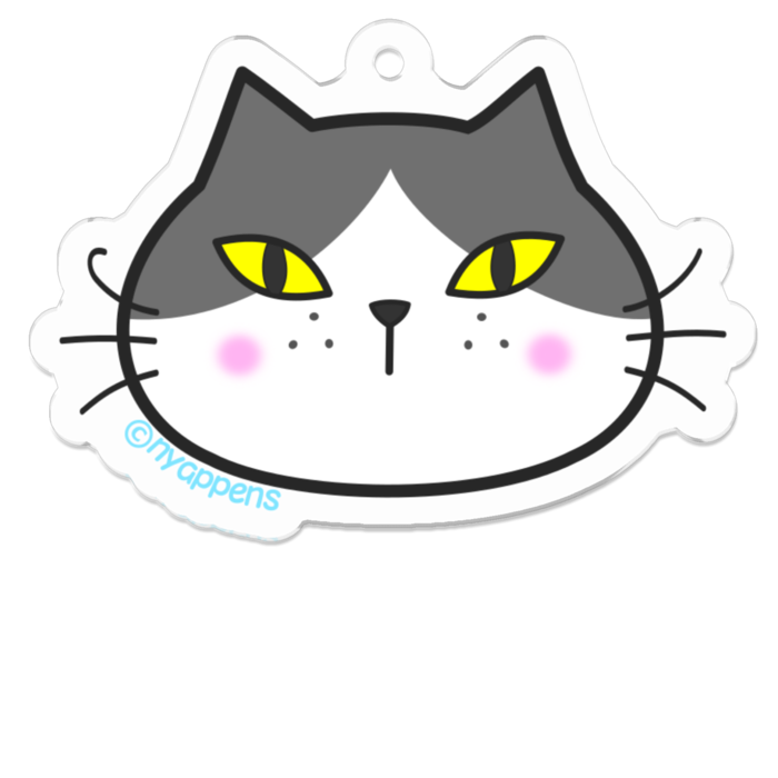 アクリルキーホルダー - 50 x 50 (mm)