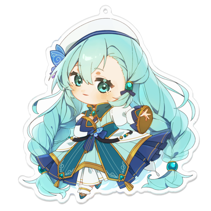 アクリルキーホルダー - 100 x 100 (mm)