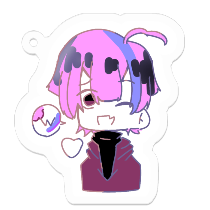アクリルキーホルダー - 50 x 50 (mm)