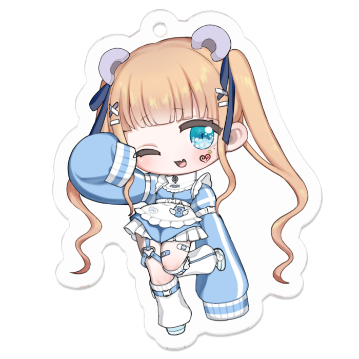 アクリルキーホルダー - 50 x 50 (mm)