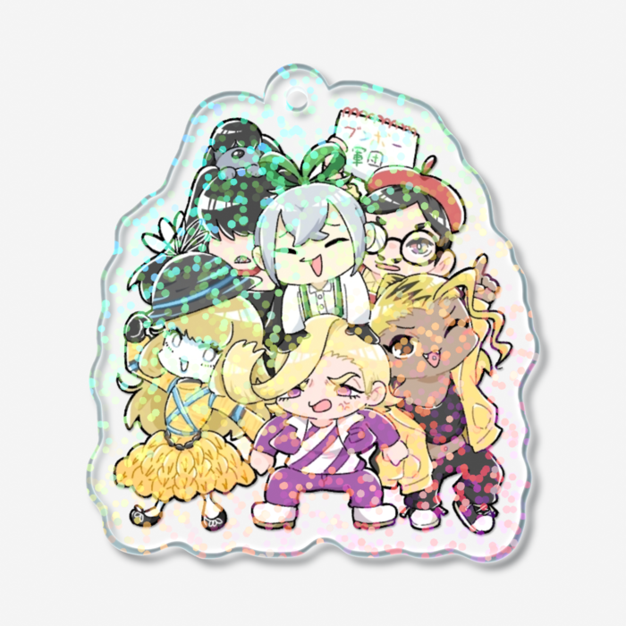 ホログラムアクリルキーホルダー - 50 × 50mm