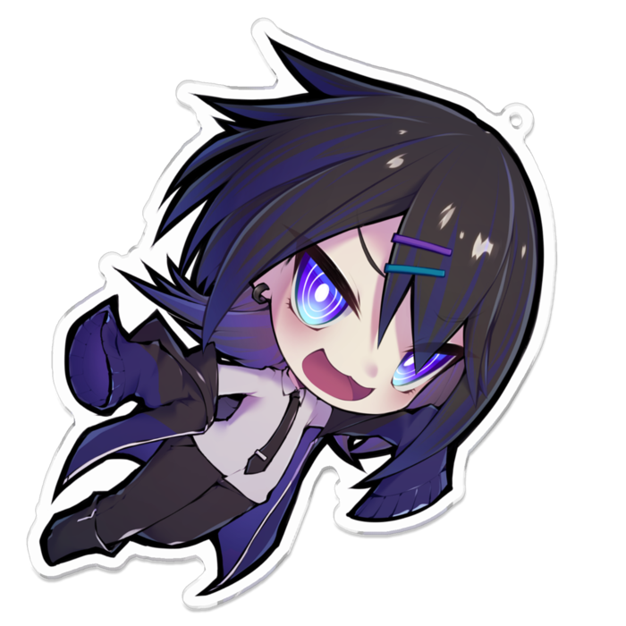 アクリルキーホルダー（コーティング） - 100 x 100 (mm)