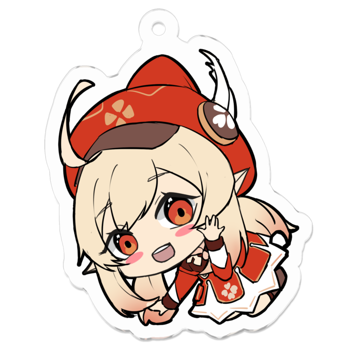 アクリルキーホルダー - 50 x 50 (mm)