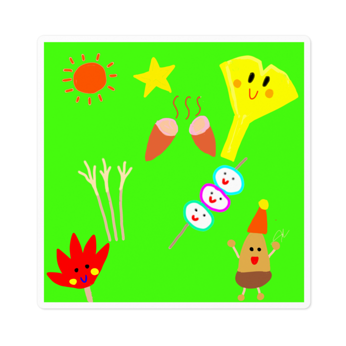 ステッカー - 100 x 100 (mm)