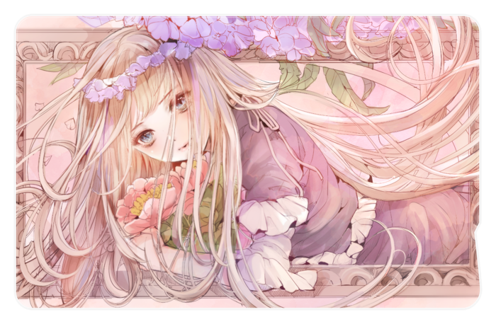 花冠の少女 Icカードステッカー 幻想少女の小さなお部屋 Booth