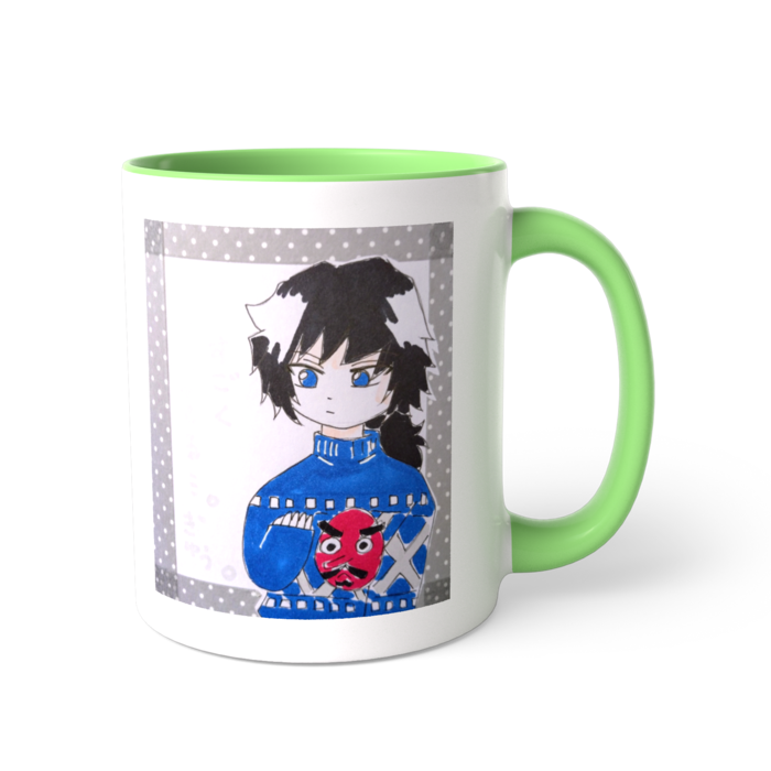 ツートンカラーマグカップ - 直径 8.2cm / 高さ 9.5cm