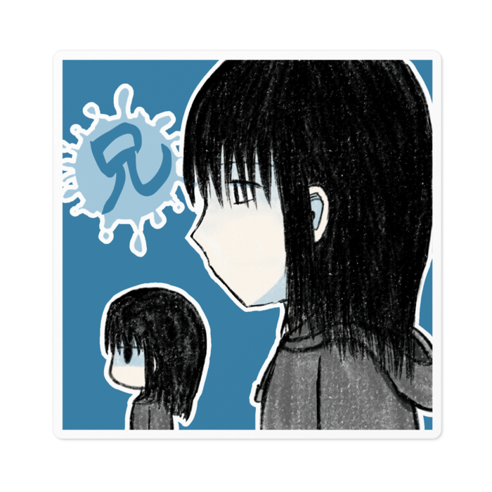 ステッカー - 100 x 100 (mm)
