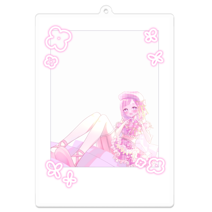 アクリルキーホルダー - 100 x 100 (mm)