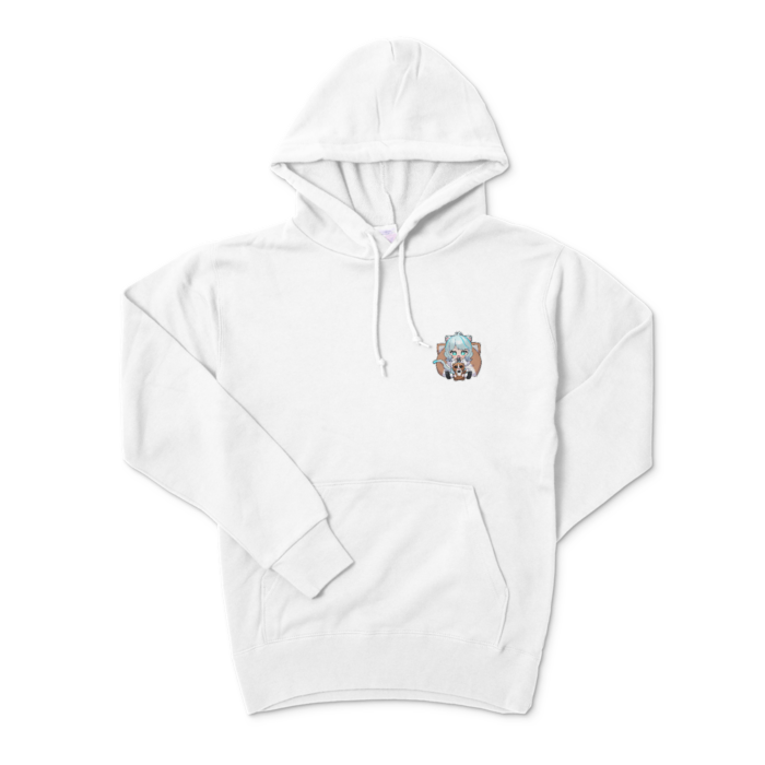 ワンポイントパーカー - S - ホワイト