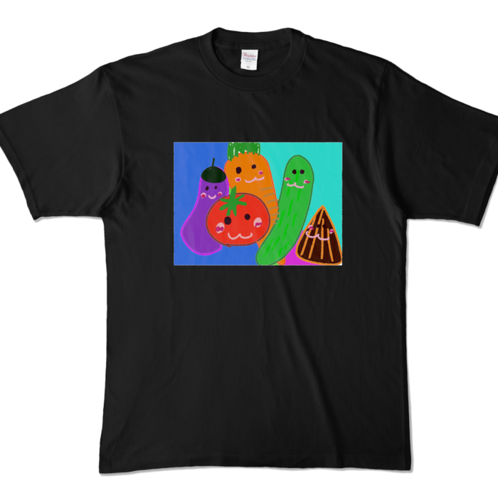 カラーTシャツ - XL - ブラック (濃色)