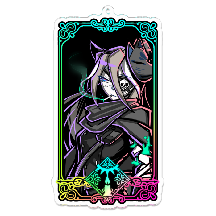 アクリルキーホルダー - 100 x 100 (mm)