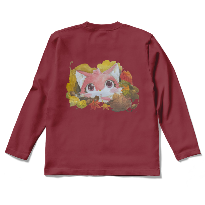 ロングスリーブTシャツ - S - バーガンディ(1)