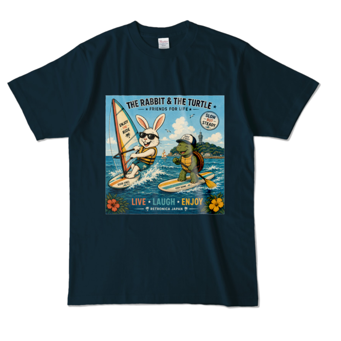 カラーTシャツ - L - ネイビー (濃色)