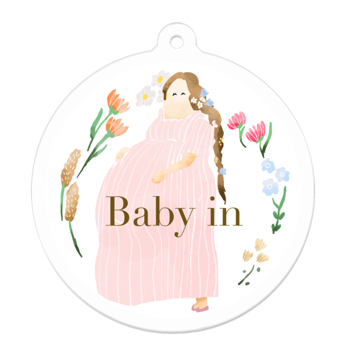 アクリルキーホルダー - 50 x 50 (mm)