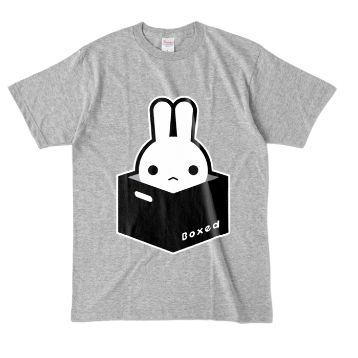 Boxed * Rabbit】濃色Ｔ（白Ver） - Niku☆Shop - BOOTH
