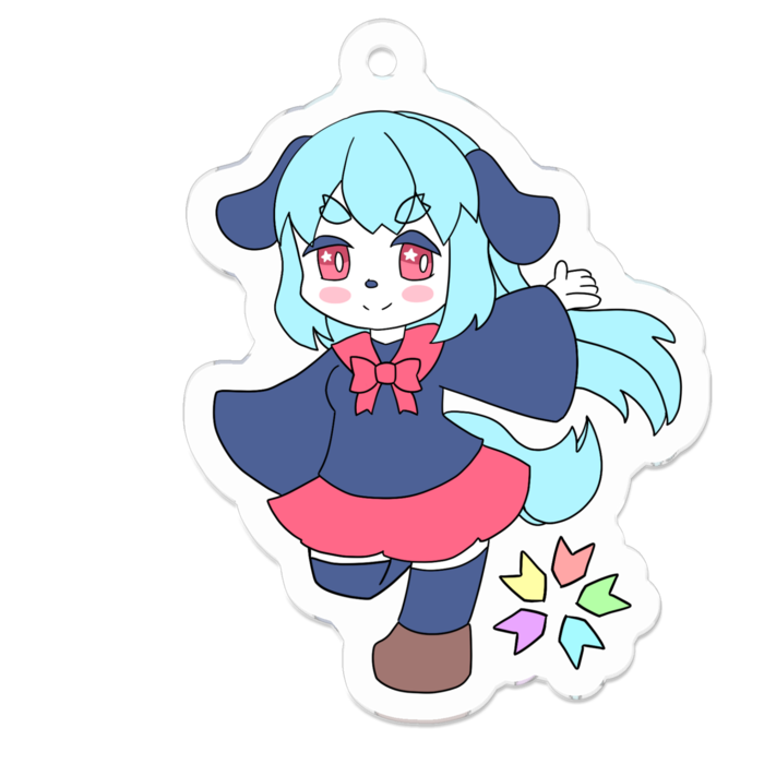 アクリルキーホルダー - 50 x 50 (mm)