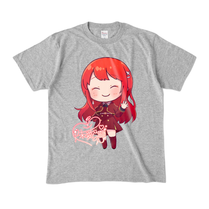 カラーTシャツ - M - 杢グレー (濃色)