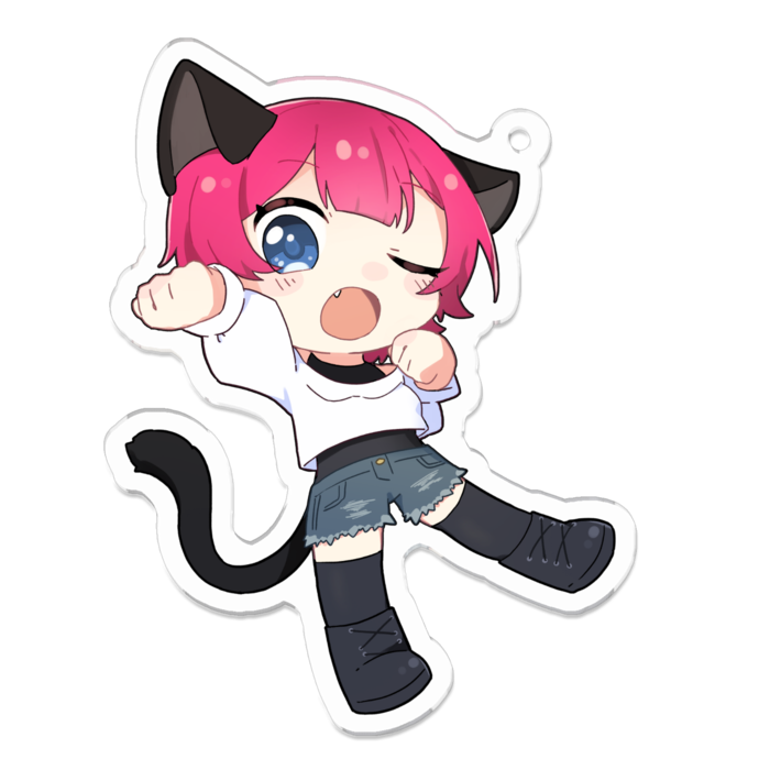 アクリルキーホルダー - 70 x 70 (mm)