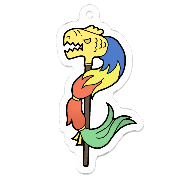 アクリルキーホルダー - 50 x 50 (mm)