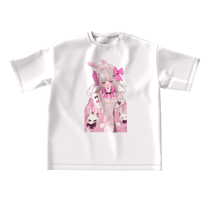 ビッグシルエットTシャツ - L -