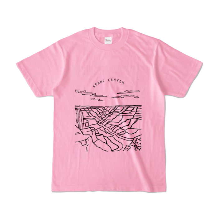 カラーTシャツ - S - ピーチ (淡色)