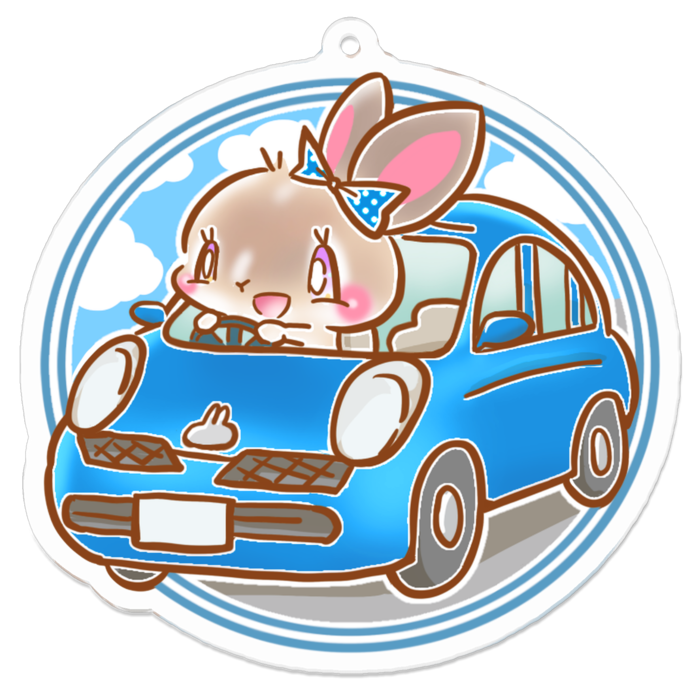 アクリルキーホルダー - 70 x 70 (mm)