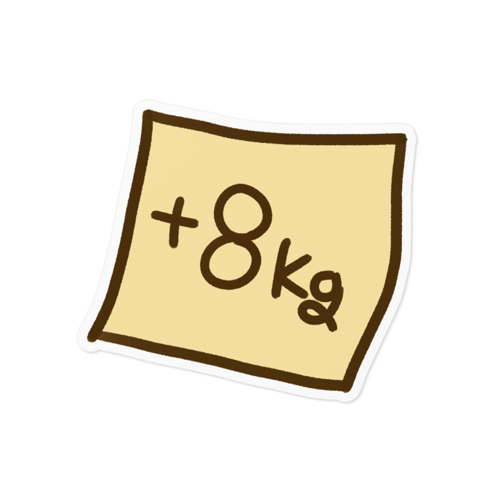 ステッカー - 100 x 100 (mm)