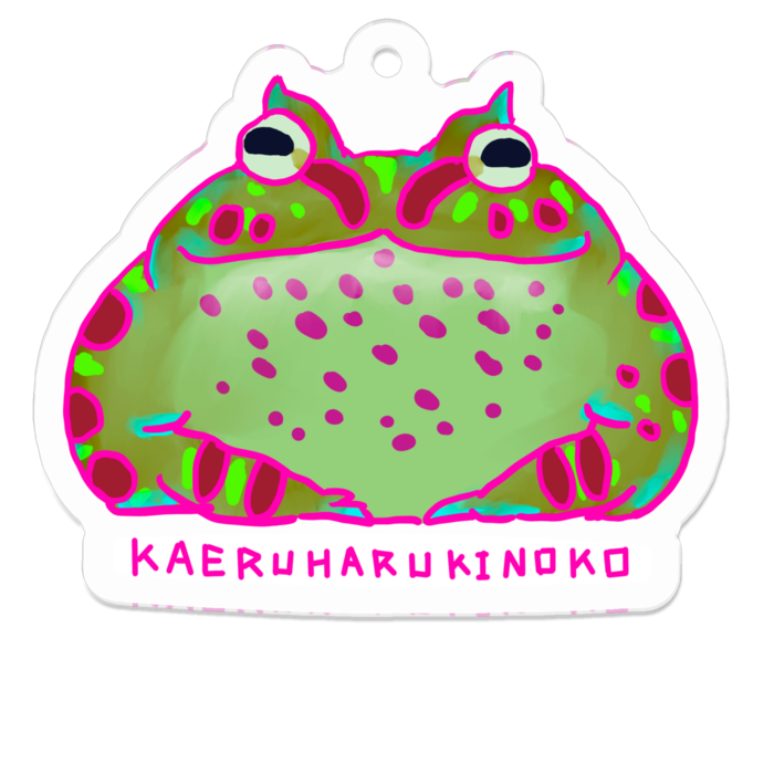 アクリルキーホルダー（コーティング） - 50 x 50 (mm)