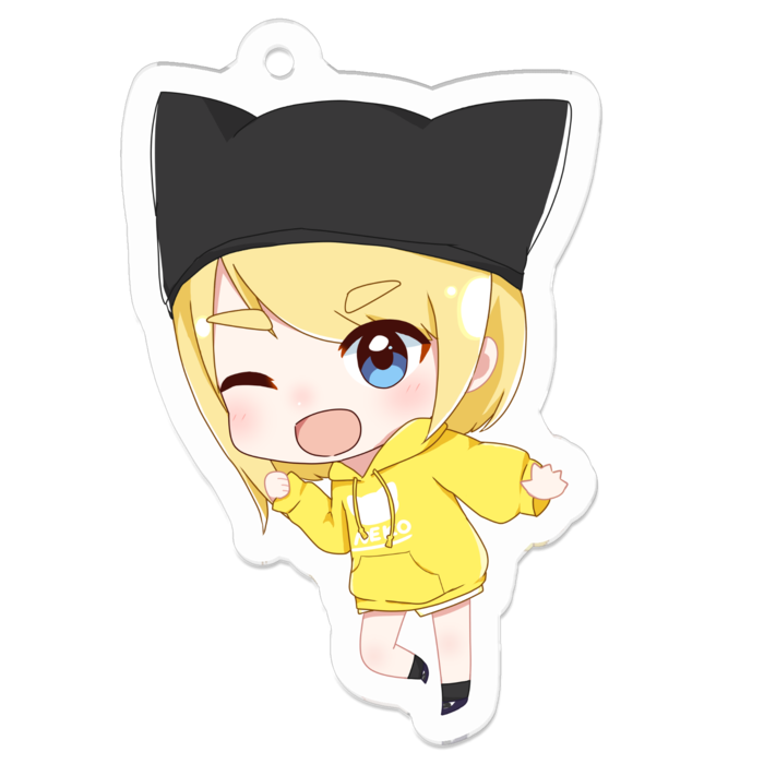 アクリルキーホルダー - 50 x 50 (mm)