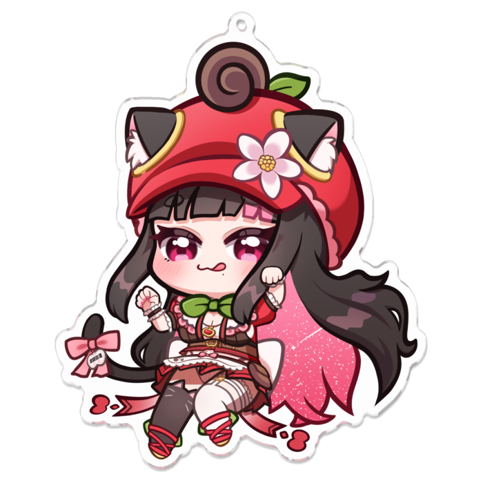 アクリルキーホルダー - 100 x 100 (mm)