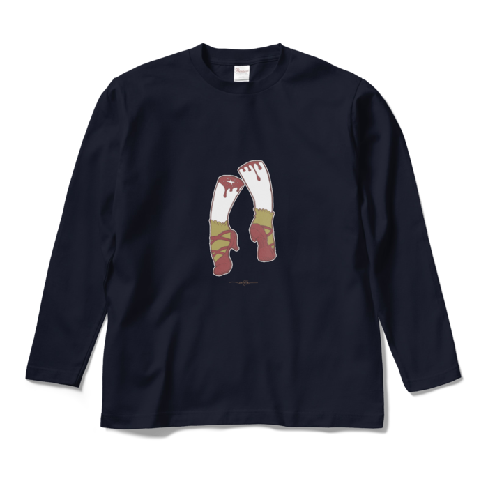 踊る赤い靴★夜空 - M - ネイビー