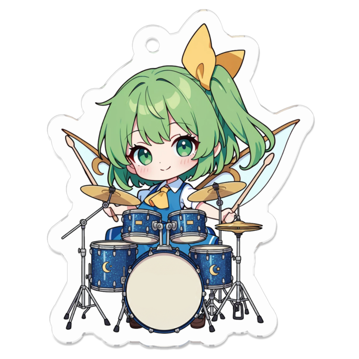 アクリルキーホルダー - 50 x 50 (mm)(キャラのみ)