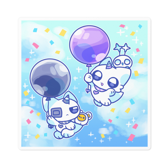 ステッカー - 100 x 100 (mm)