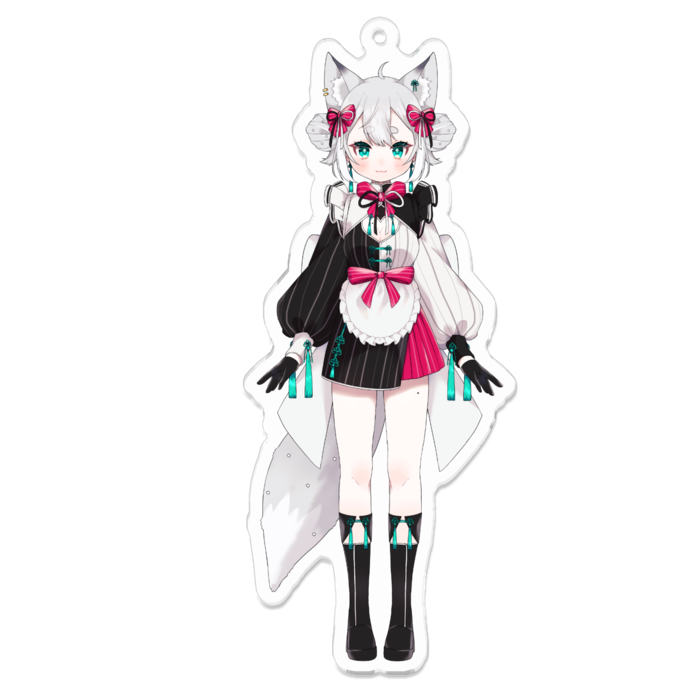 アクリルキーホルダー(コーティング) - 100 x 100 (mm)