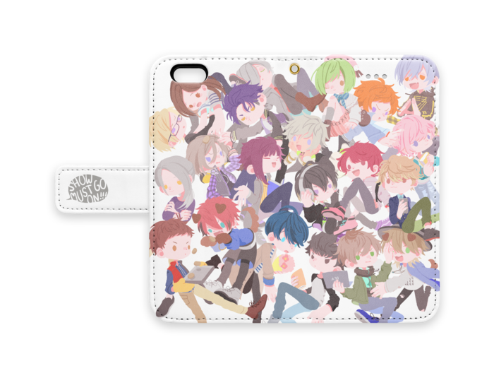手帳型iPhoneケース - iPhone6 - ストラップ穴 あり