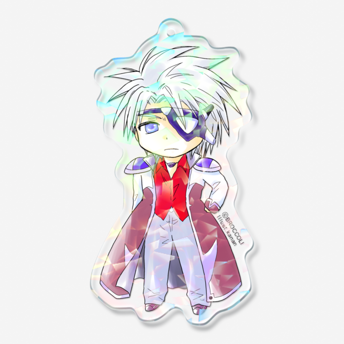 ホログラムアクリルキーホルダー - 70 × 70mm