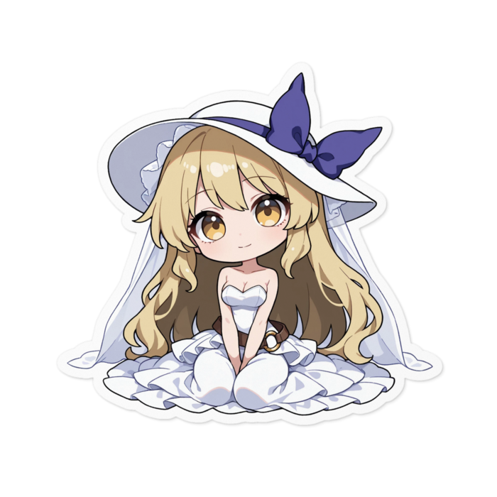 ステッカー - 100 x 100 (mm)(キャラのみ)