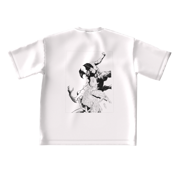 ビッグシルエットTシャツ - L - 背面