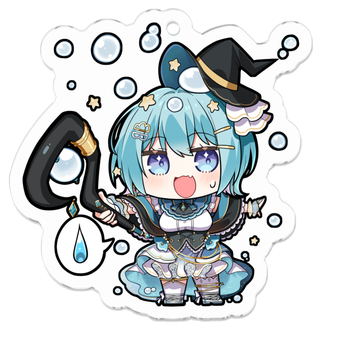 アクリルキーホルダー - 50 x 50 (mm)