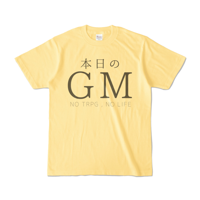 カラーTシャツ - S - ライトイエロー