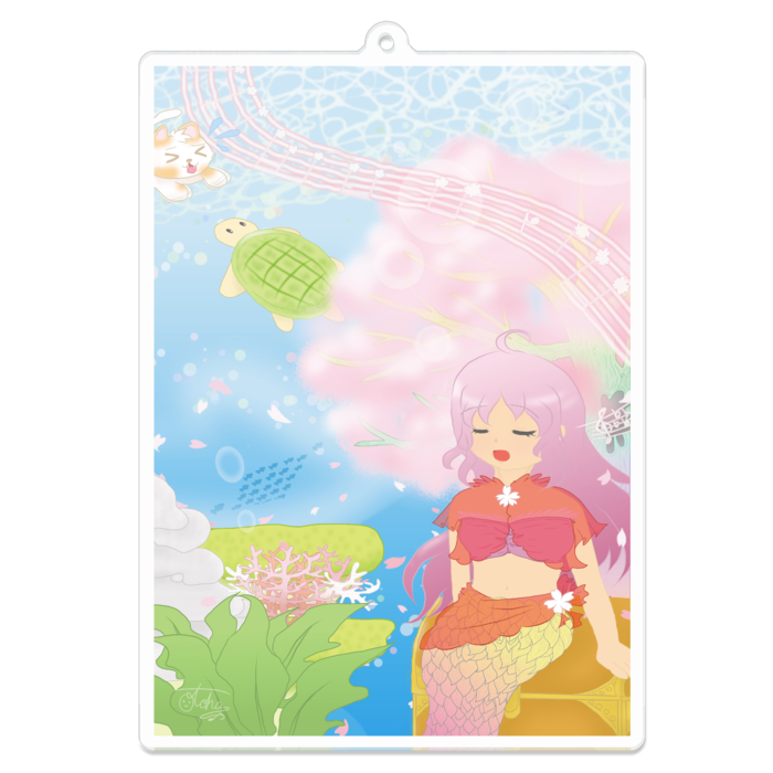アクリルキーホルダー -約100 (mm)